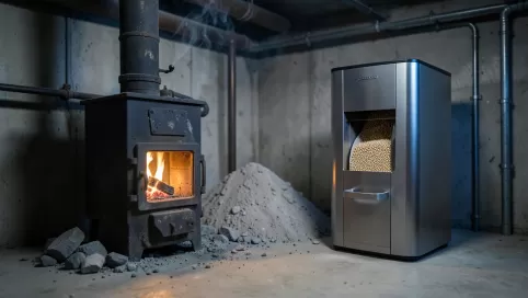 krok po kroku: modernizacja kotła na pellet